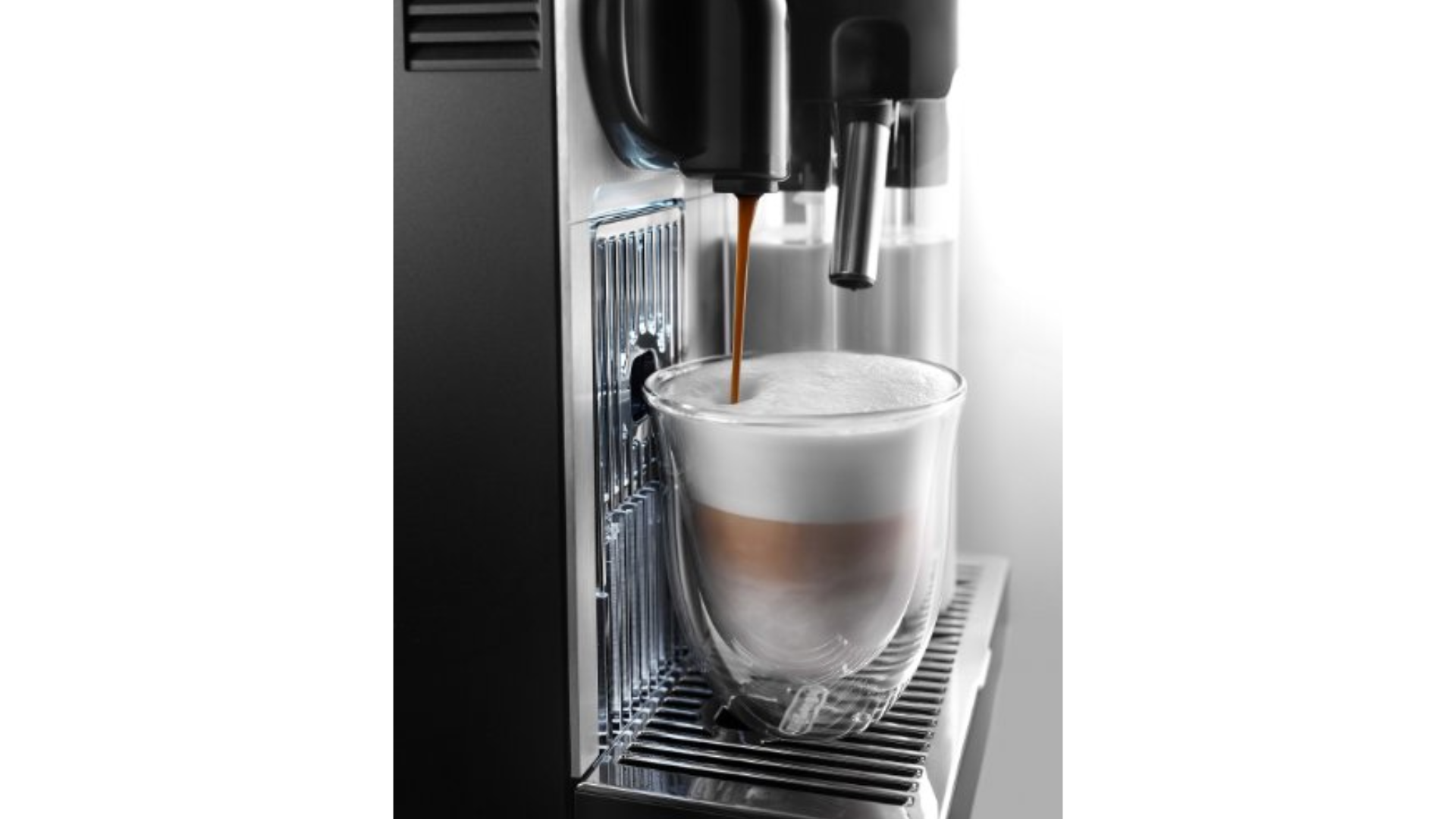 Nespresso Lattissima Pro Original Espresso Machine with Milk Frother by De’Longhi, 10.8″ L x 7.6″ W x 13″ H, Silver